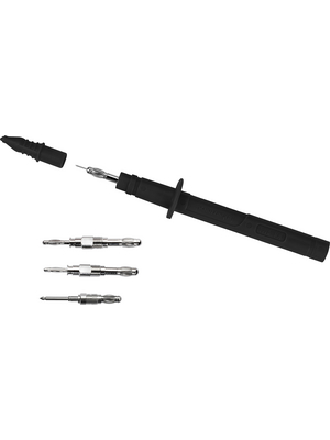 Schtzinger - SET SPS 2040 / SW - Safety test probe kit ? 4 mm black 1000 V, 32 A, CAT II, SET SPS 2040 / SW, Schtzinger