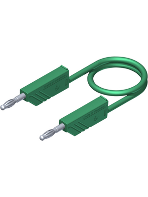 SKS Kontakttechnik - MLN 150/2,5 green - Test lead ? 4 mm green 150 cm 2.5 mm2 CAT I, MLN 150/2,5 green, SKS Kontakttechnik