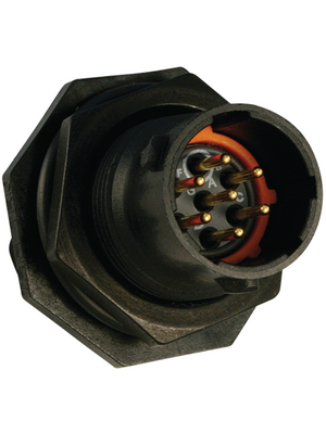 Souriau - UTS710E7P - Panel Mount Plug UTS Hi seal Poles=7 N/A Male Housing size10, UTS710E7P, Souriau