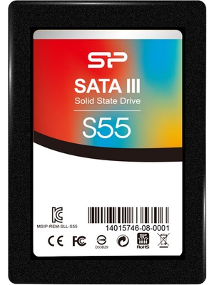 Silicon Power - SP060GBSS3S55S25 - SSD Slim S55, 2.5", 60 GB, SATA III 6 Gb/s, SP060GBSS3S55S25, Silicon Power