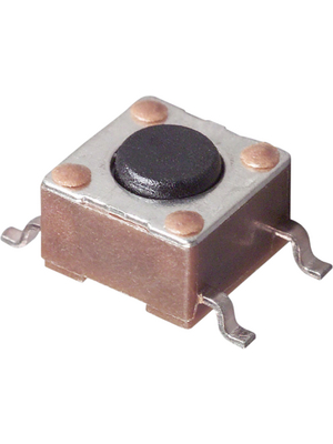 TE Connectivity - 2-1437565-7 - Print key FSM2JSMA 12 VDC 50 mA SMD black, 2-1437565-7, TE Connectivity