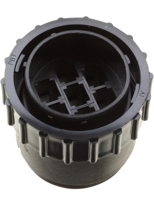 TE Connectivity - 206226-1 - Plug "reverse sex" CPC3 Poles=7, accepts male contacts / Free hanging/cable mount, 206226-1, TE Connectivity