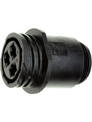 TE Connectivity - 206425-2 - Receptacle "reverse sex" CPC3 Poles=3, accepts female contacts / Free hanging/cable mount, 206425-2, TE Connectivity