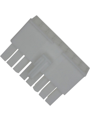 TE Connectivity - 770583-1 - Pin housing Pitch4.14 mm Poles 2 x 8 Double row / accepts male or female contacts / straight MATE-N-LOK Mini Universal, 770583-1, TE Connectivity