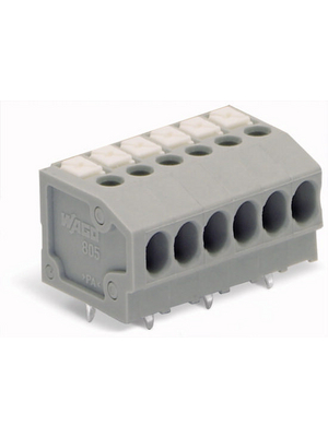 Wago - 805-102 - PCB Terminal Block Pitch 3.5 mm 90 2P, 805-102, Wago