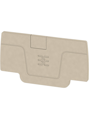 Weidmller - AEP 2C 2.5 - 1514400000 - End plate N/A 53 x 2.1 x 29 mm beige A, AEP 2C 2.5 - 1514400000, Weidmller