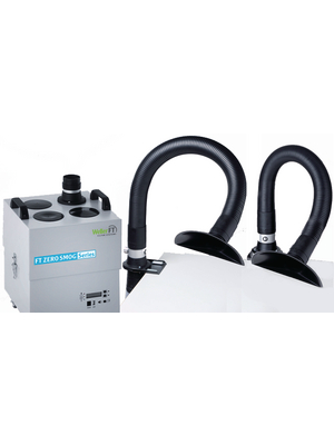 Weller - ZERO SMOG 4V KIT 2 FUNNEL - Solder fume extractor 275 W F (CEE 7/3), ZERO SMOG 4V KIT 2 FUNNEL, Weller