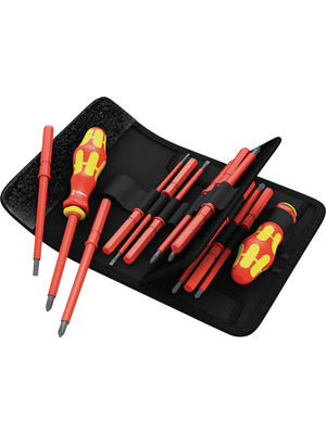 Wera - Kraftform Kompakt 60iS/65iS/67iS/16 - Kraftform Kompakt VDE blade set 16 p., Kraftform Kompakt 60iS/65iS/67iS/16, Wera