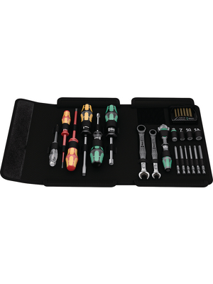 Wera - Kraftform Kompakt SH 1 Sanit?r - Tool kit 25 p. VDE, Kraftform Kompakt SH 1 Sanit?r, Wera