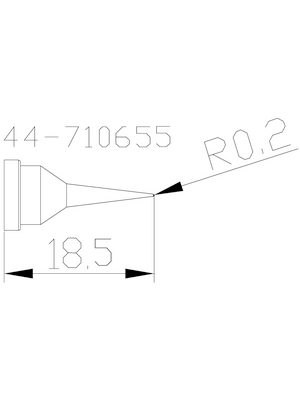 Xytronic - 44-710655 - Soldering tip, 44-710655, Xytronic