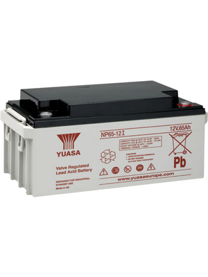 Yuasa - NP65-12I - Lead-acid battery 12 V 65 Ah, NP65-12I, Yuasa