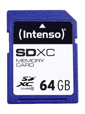 Intenso - 3411490 - SDXC Card 64 GB, 3411490, Intenso