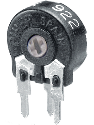 Piher - PT-10-K-V10-104A-2020 - Trimmer Carbon 100 kOhm linear 0.15 W, PT-10-K-V10-104A-2020, Piher