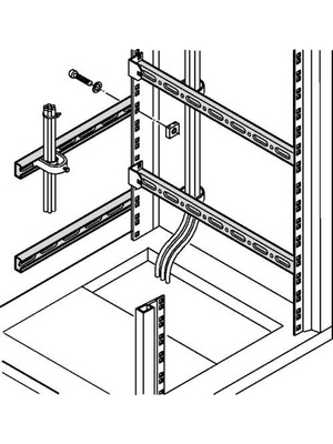 Pentair Schroff - 22114-455 - Mounting system, 22114-455, Pentair Schroff