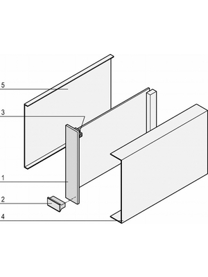 Pentair Schroff - 20809-495 - 19" plug-in unit, 4 TE, 20809-495, Pentair Schroff
