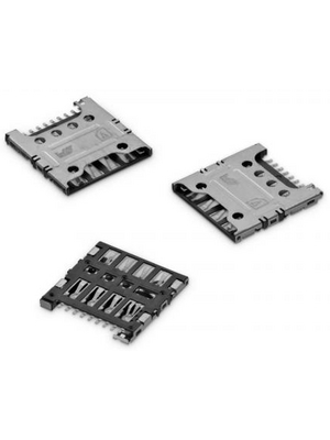 Wrth Elektronik - 693023010811 - Memory Card Connector WR-CRD N/A Push / Push, 693023010811, Wrth Elektronik