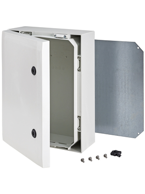 Fibox - ARCA 504021F - Cabinet ARCA light grey, RAL 7035 400 x 210 mm Polycarbonate, ARCA 504021F, Fibox