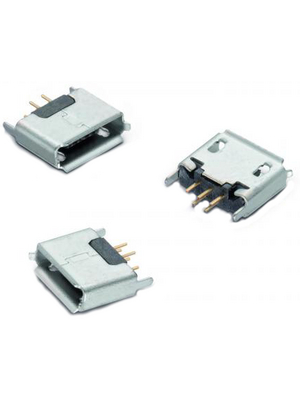 Würth Elektronik - 614105150621 - Socket micro-USB AB 5P THT, 614105150621, Würth Elektronik