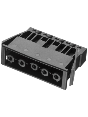 Adels Contact - AC 166 GEST/ 5 BLACK - Panel mount plug Pitch9.75 mm Poles 5 AC 166 G, AC 166 GEST/ 5 BLACK, Adels Contact