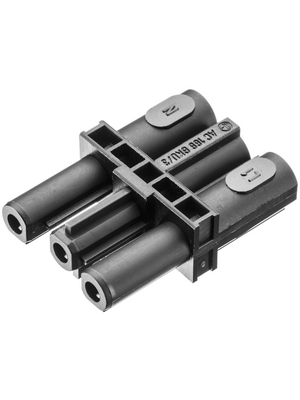 Adels Contact - AC 166 GKU/ 3 BLACK - Connecting link Pitch9.75 mm Poles 3 AC 166 G, AC 166 GKU/ 3 BLACK, Adels Contact
