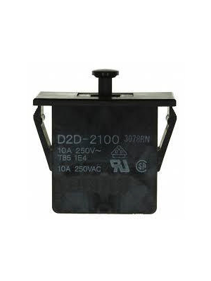 Omron Electronic Components - D2D-2100 BY OMZ - Door interlock switch 16 A Plunger N/A 1 make contact + 1 break contact, D2D-2100 BY OMZ, Omron Electronic Components