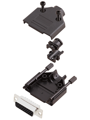 Encitech Connectors - DTPK-P-15-HDS26-K - D-Sub HD connector kit 26P, DTPK-P-15-HDS26-K, Encitech Connectors