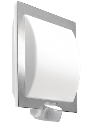 Steinel - L 20 S EDELSTAHL - Light fixture with sensor outdoor 60 W silver, L 20 S EDELSTAHL, Steinel