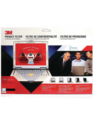 3M - PF19.0W - Privacy filter black;16:10;19.0 ", PF19.0W, 3M