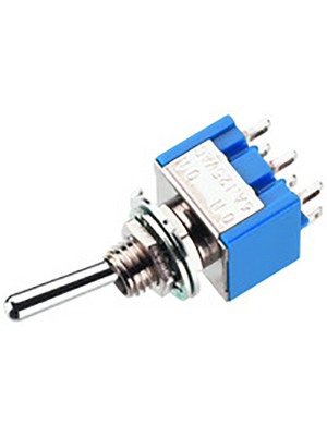 Monacor - MS-525 - Toggle switch on-on 2P, MS-525, Monacor