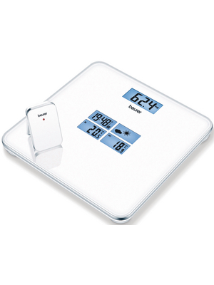 Beurer - GS80 - Glass scale with weather station, GS80, Beurer