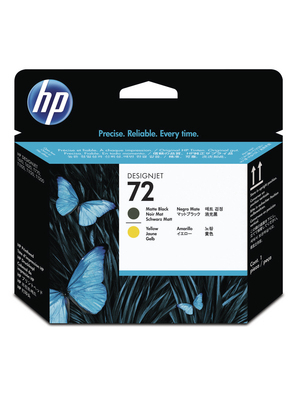 Hewlett Packard (DAT) - C9384A - Print head 72 yellow / black matt, C9384A, Hewlett Packard (DAT)