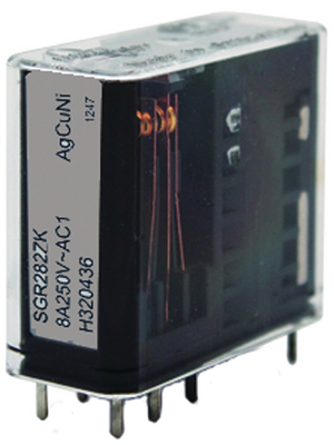Elesta Relays - SGR 282 ZK 12VDC - PCB Safety Relay 12 VDC 700 mW, SGR 282 ZK 12VDC, Elesta Relays