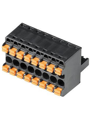 Weidm��ller - BLDF 5.08/02/180 SN BK BX - Socket Push-In 2P, BLDF 5.08/02/180 SN BK BX, Weidm��ller