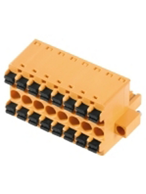 Weidm��ller - BLDF 5.08/02/180F SN OR BX - Socket Push-In 2P, BLDF 5.08/02/180F SN OR BX, Weidm��ller