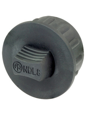 Neutrik - NDL8 - Dummy plug black, NDL8, Neutrik