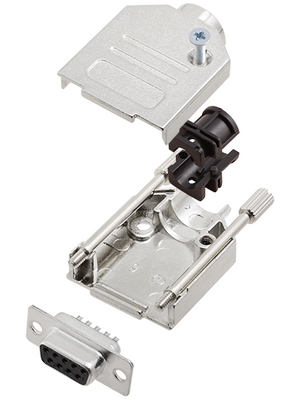 Encitech Connectors - DTZK09-DBS-K - D-Sub socket kit 9P, DTZK09-DBS-K, Encitech Connectors
