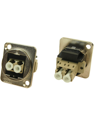 Cliff - CP30214M - Fiber Optic Connector in XLR Housing N/A FT nickel-plated, CP30214M, Cliff