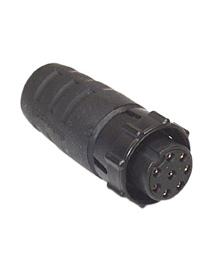 Switchcraft - EN3C8F - Cable socket EN3, 8-pin Poles 8, EN3C8F, Switchcraft