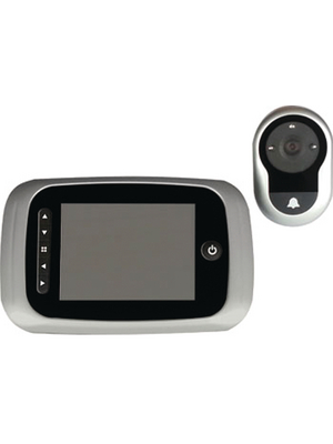 Rieffel Tresor - DTS-DELUXE - Digital spyhole with video recording, black-silver, DTS-DELUXE, Rieffel Tresor