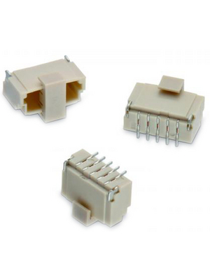 Wrth Elektronik - 665302124022 - Header Pitch1 mm Poles 2 Single row / straight / with shroud WR-WTB 1 mm, 665302124022, Wrth Elektronik