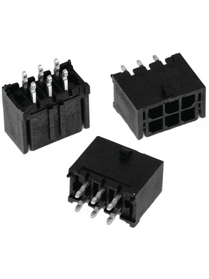 Wrth Elektronik - 66200221122 - Pin header, straight, THT WR-MPC3 3 mm Poles 2 x 1 WR-MPC3 3 mm, 66200221122, Wrth Elektronik