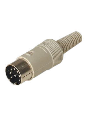 Belden Hirschmann - MAS 8100 S - Cable connector, 8-pin Poles=8, MAS 8100 S, Belden Hirschmann