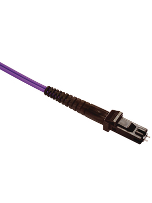 FibreFab - MTRJMTRJOM3PU1 - FO cable 50/125um OM3 MTRJ/MTRJ 1.00 m violet, MTRJMTRJOM3PU1, FibreFab