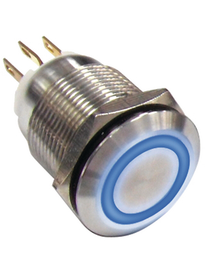 Taiway - AV02L-B32-M3-FR-R-24V - Push-button Switch 16.5 mm 250 VAC 3 A 1 change-over (CO), AV02L-B32-M3-FR-R-24V, Taiway