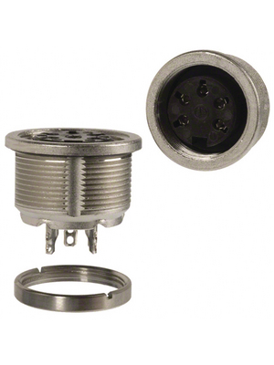 Amphenol - C091 31N005 100 2 - Appliance socket C091D 5-pin Poles=5 - 240, C091 31N005 100 2, Amphenol