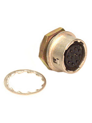 Hirose - HR10A-10R-10S(71) - Device bushing 10-pin Poles=10, HR10A-10R-10S(71), Hirose