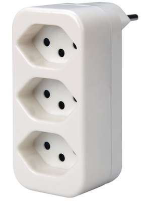 Steffen - 14 9759 0 - Outlet tap 3-in CH white 1 x Type 12, 14 9759 0, Steffen