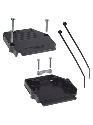 Amphenol/FCI - 8630-93C-50ALF - D-Sub plastic hood 50P, 8630-93C-50ALF, Amphenol/FCI