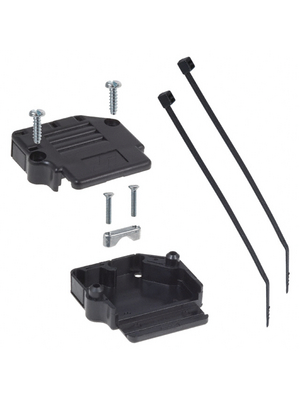 Amphenol/FCI - 8630-93C-15ALF - D-Sub plastic hood 15P, 8630-93C-15ALF, Amphenol/FCI