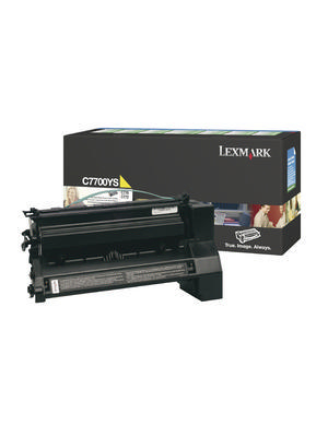 Lexmark - C7700YS - Toner yellow, C7700YS, Lexmark
